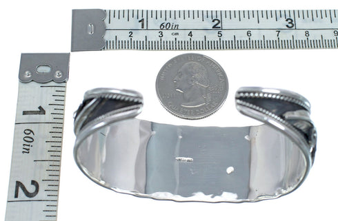 Navajo Turquoise Multistone Sterling Silver Cuff Bracelet AX125884